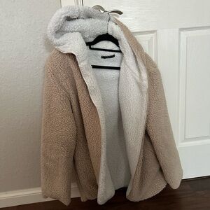 Teddy Fleece Oversized Jacket